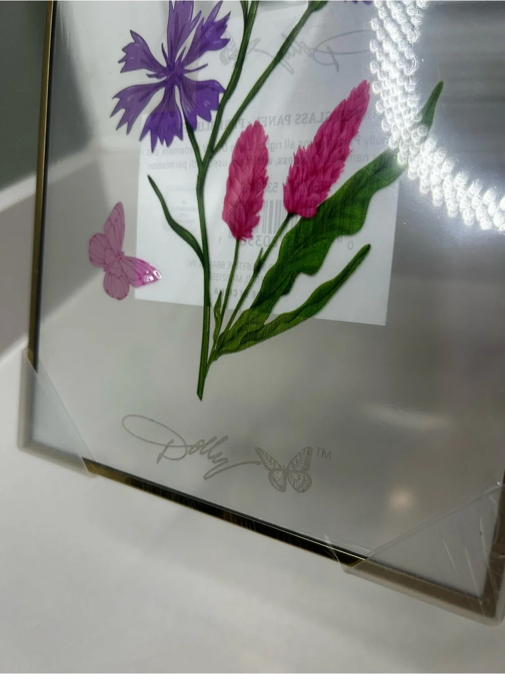 Dolly Parton elegant glass
